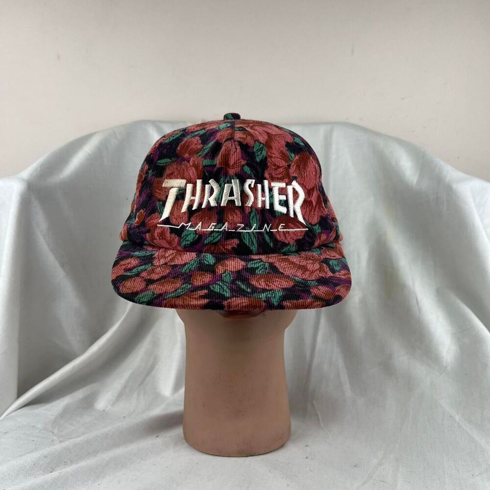 Thrasher Magazine Mag Logo Floral Snapback Cap
